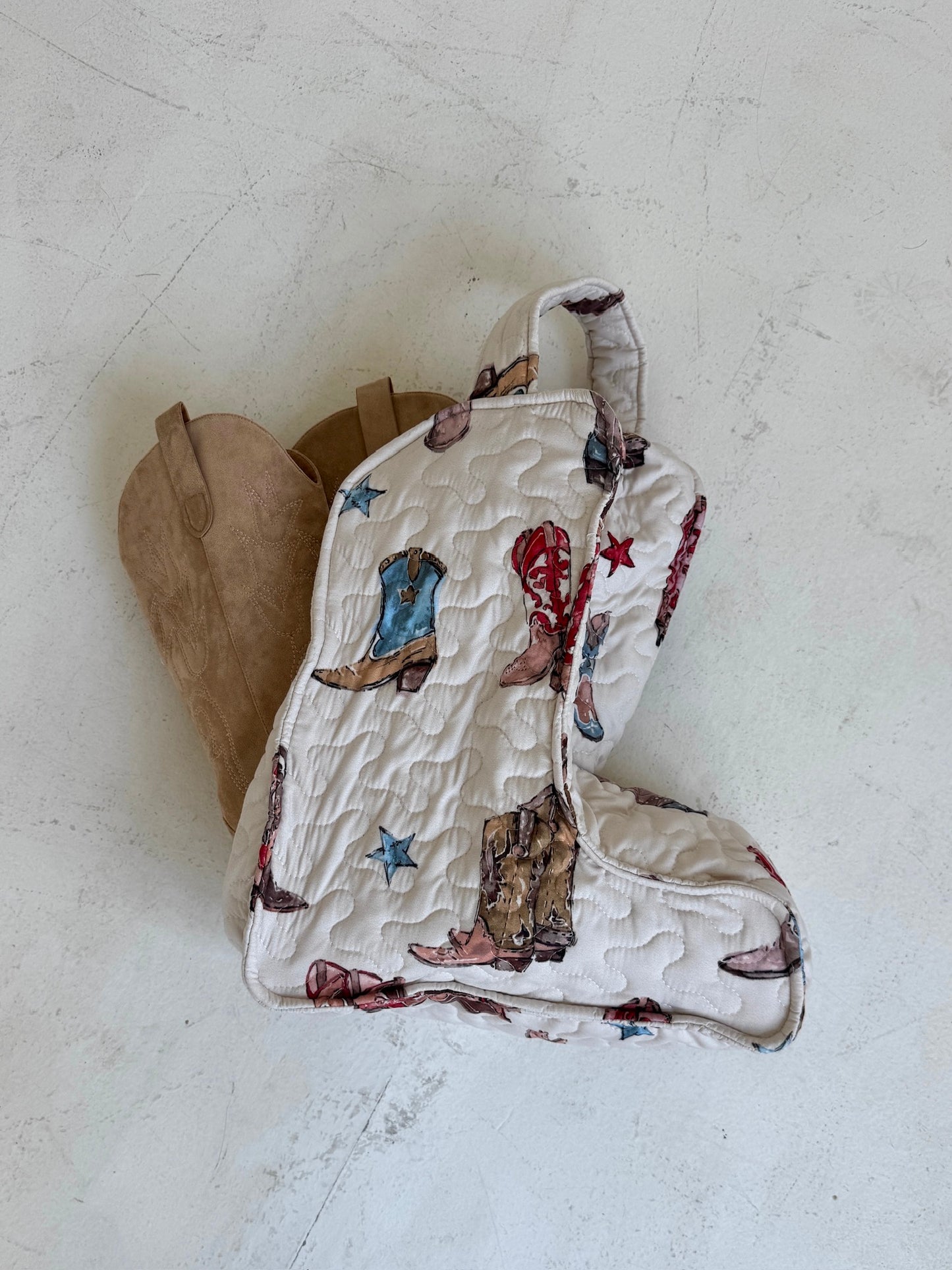 Thunderbird boots quilted boot bag