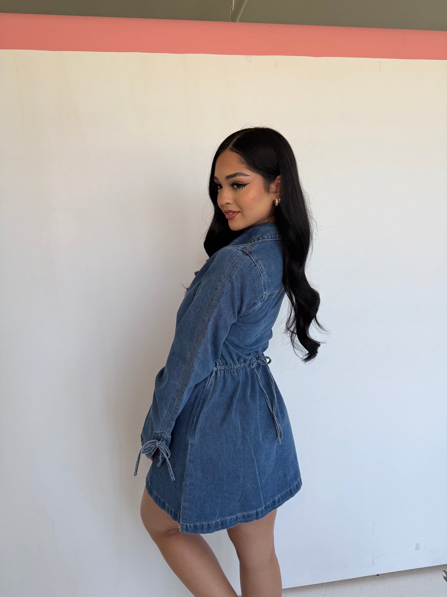 Indigo Denim Mini Dress