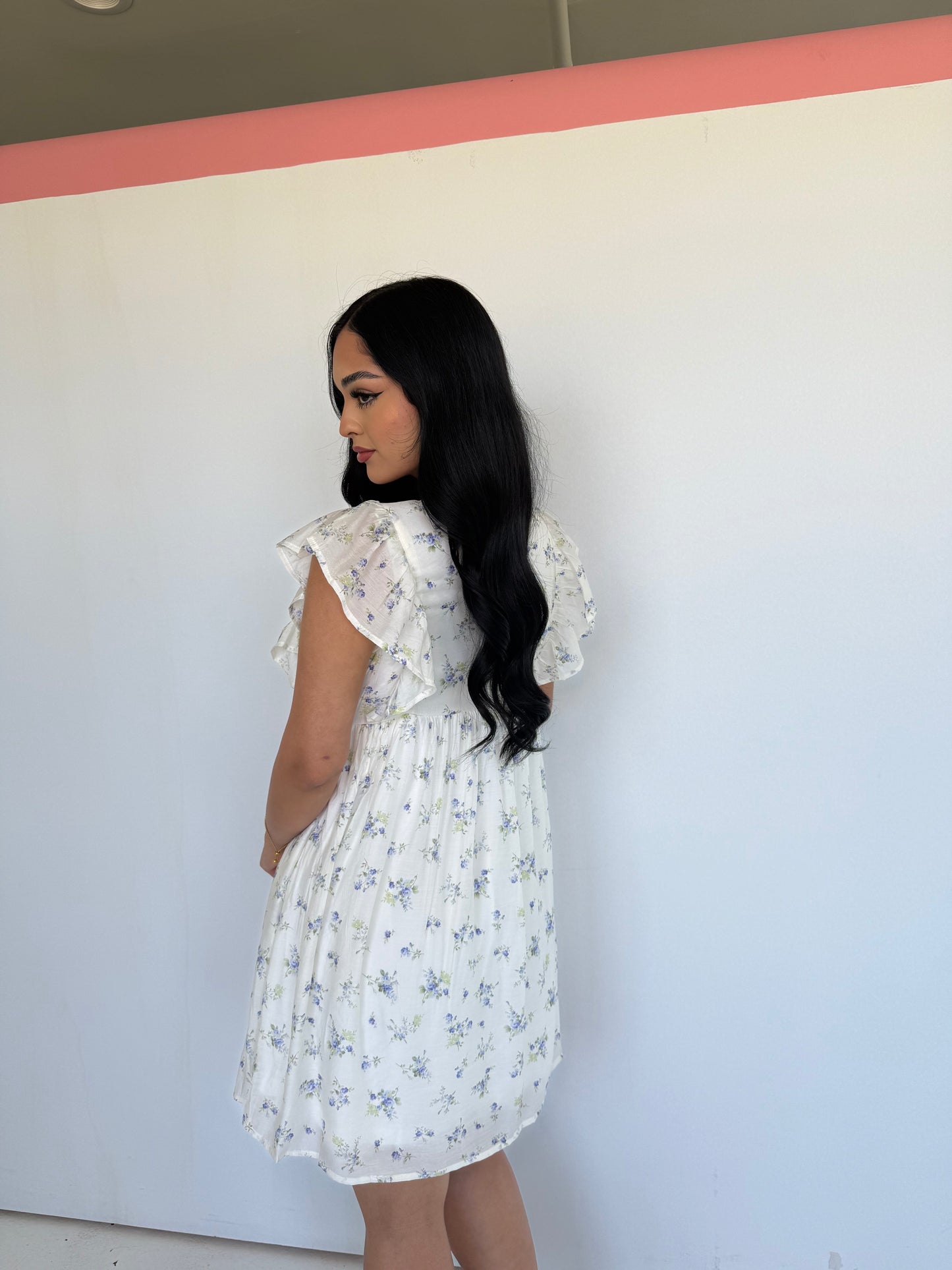 Venice blue mini dress