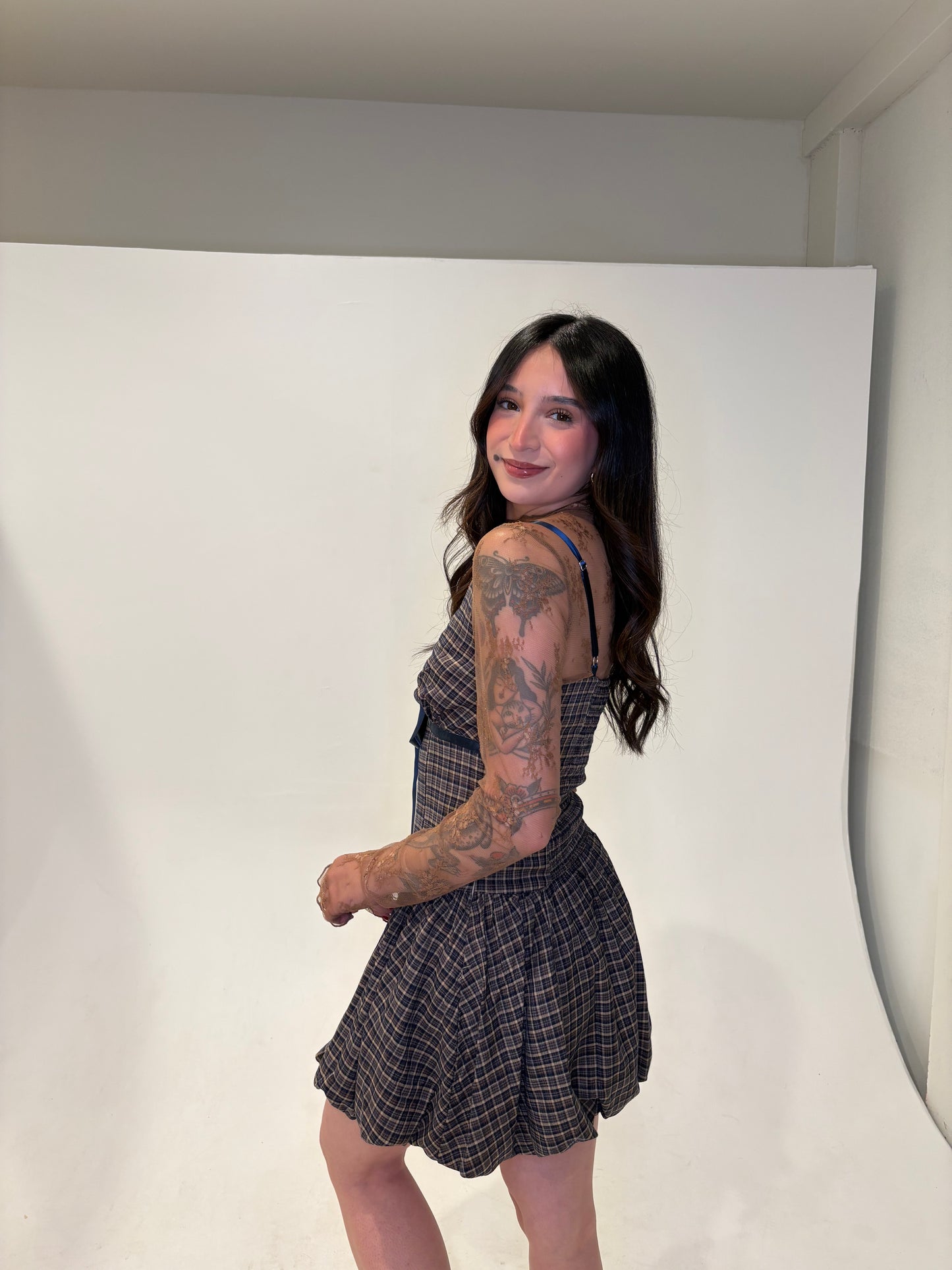 Ruthless bubble mini dress