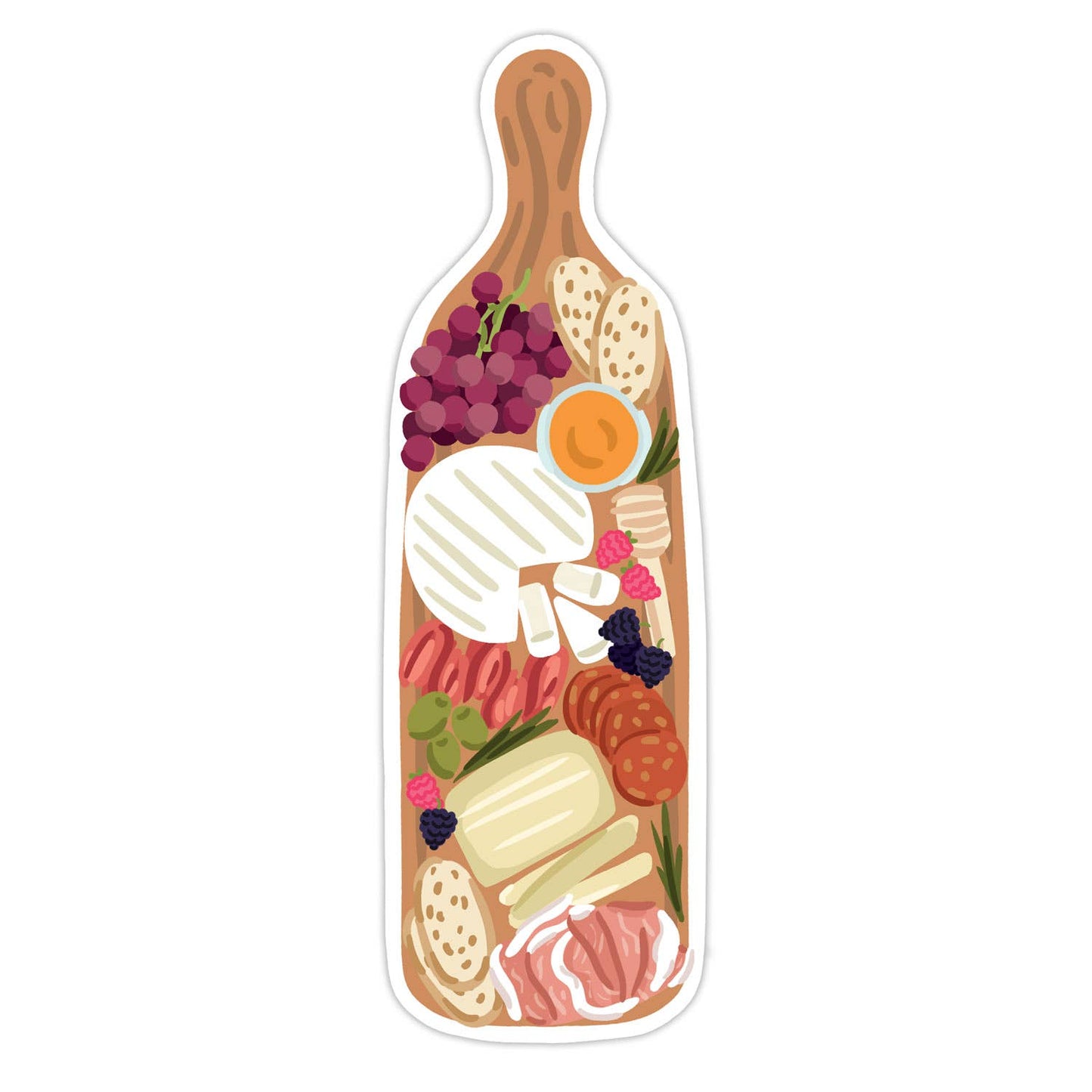Charcuterie Die Cut Bookmark