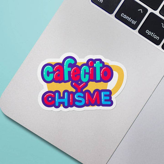 Cafecito y Chisme Sticker