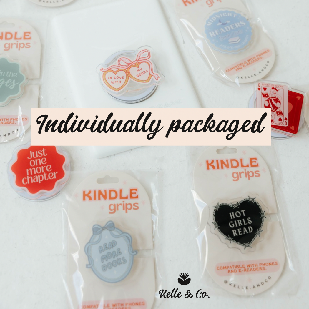 Emotional support kindle grip | coquette kindle accessories