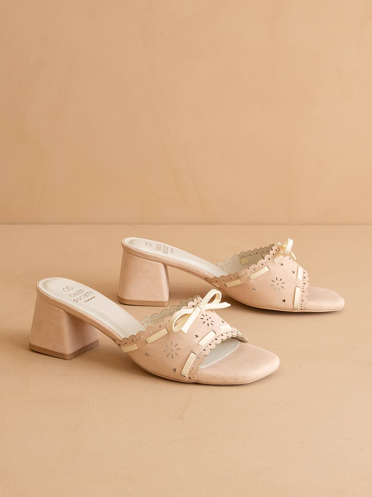 The Breda Blush | Sweet low heel sandal