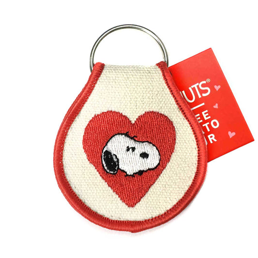 Snoopy Heart Keychain
