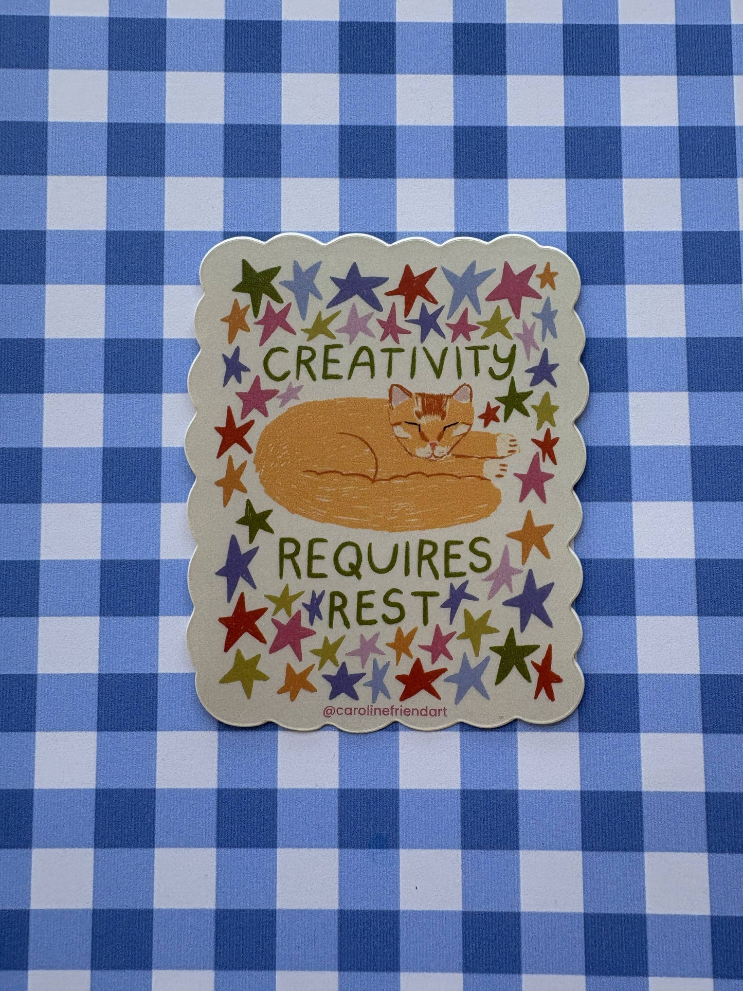 Creativity Requires Rest Sticker