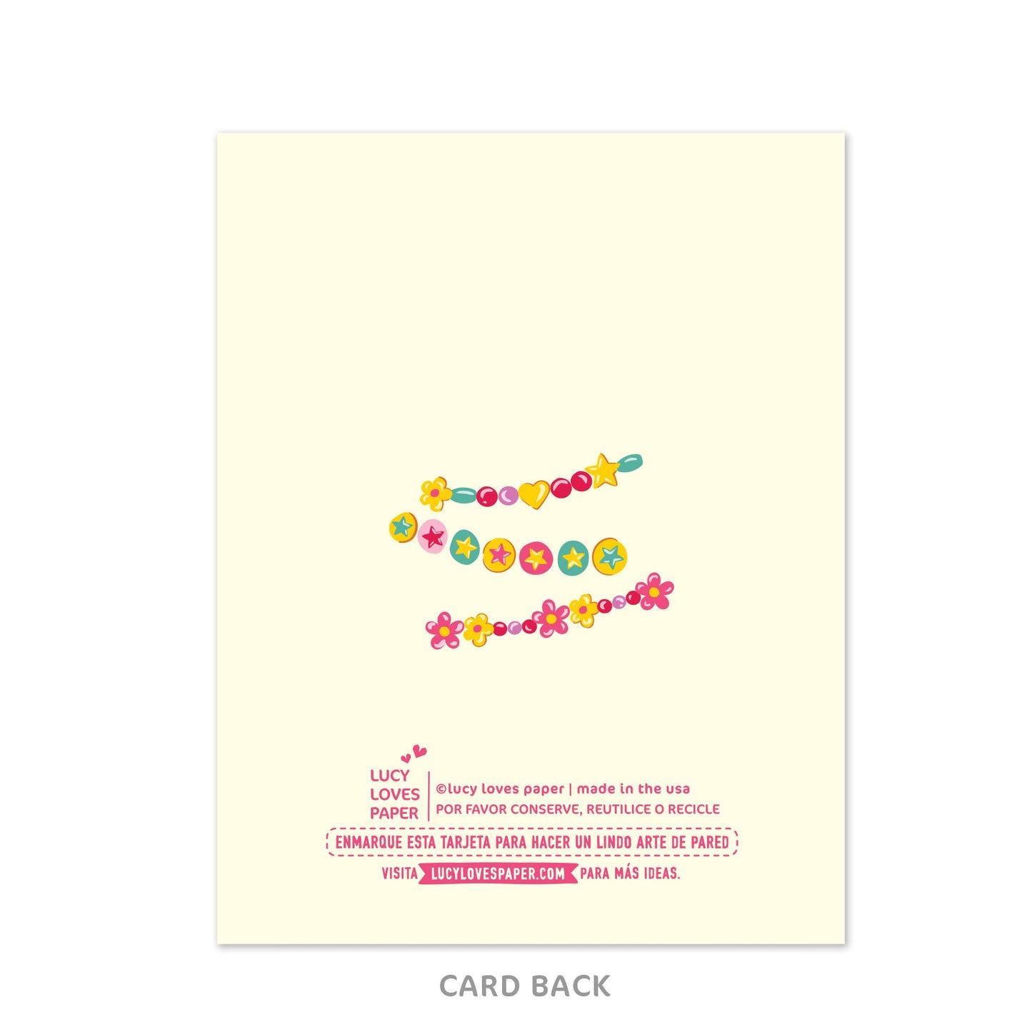 Best Amigas Forever | Friendship Bracelet card