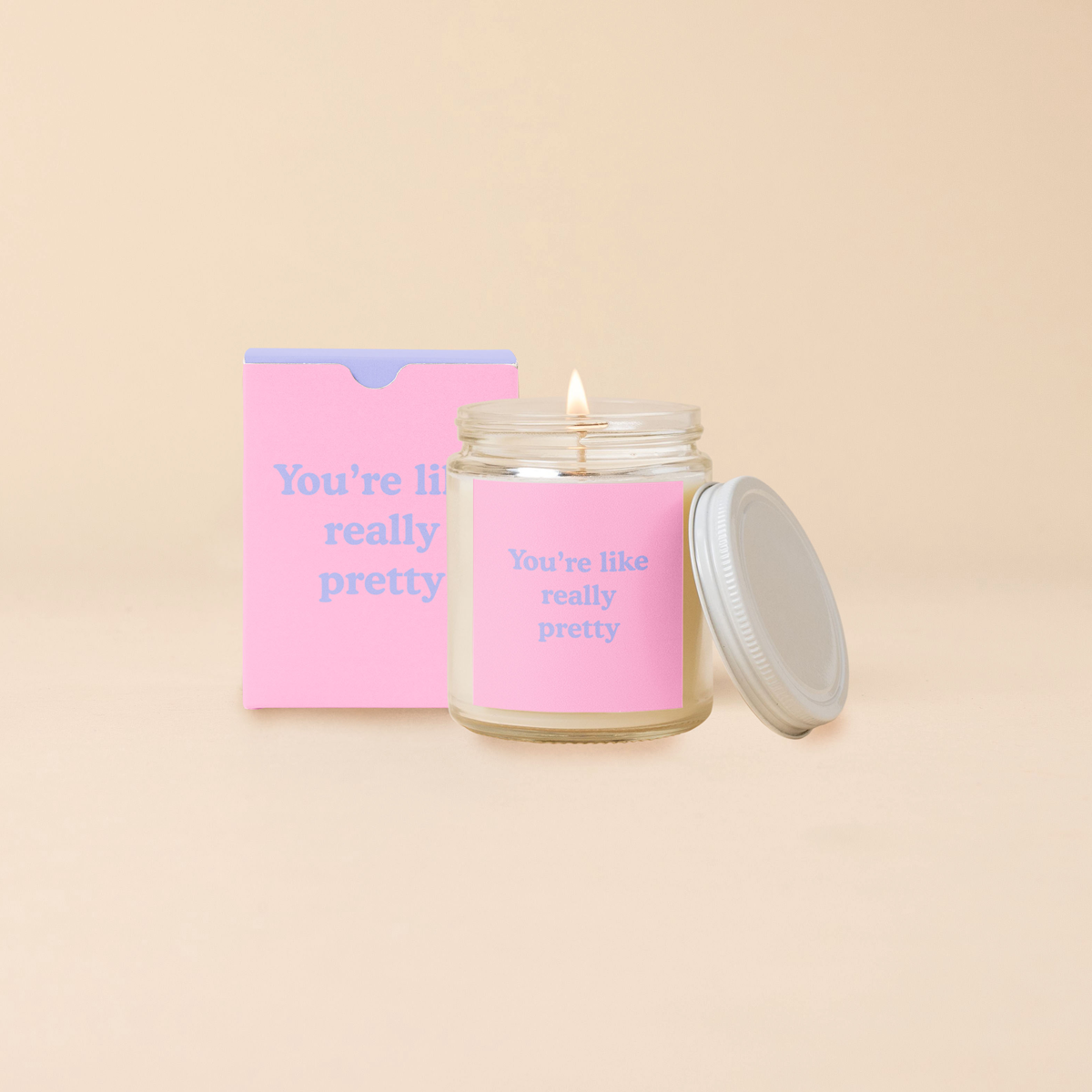 Candle Jar w/Lid - Yippie (Top Seller!)