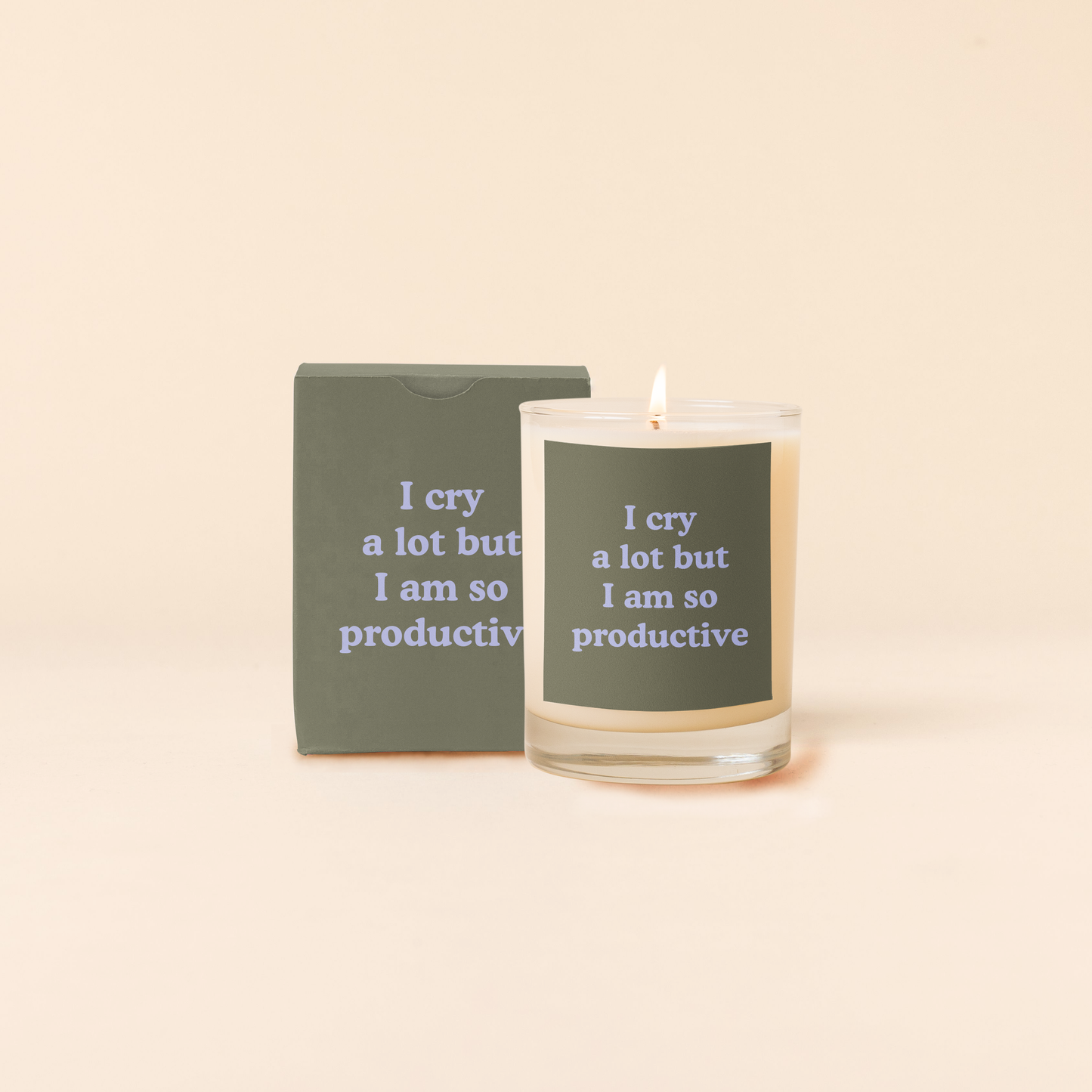 NEW! Candle Rocks Glass - Yippie