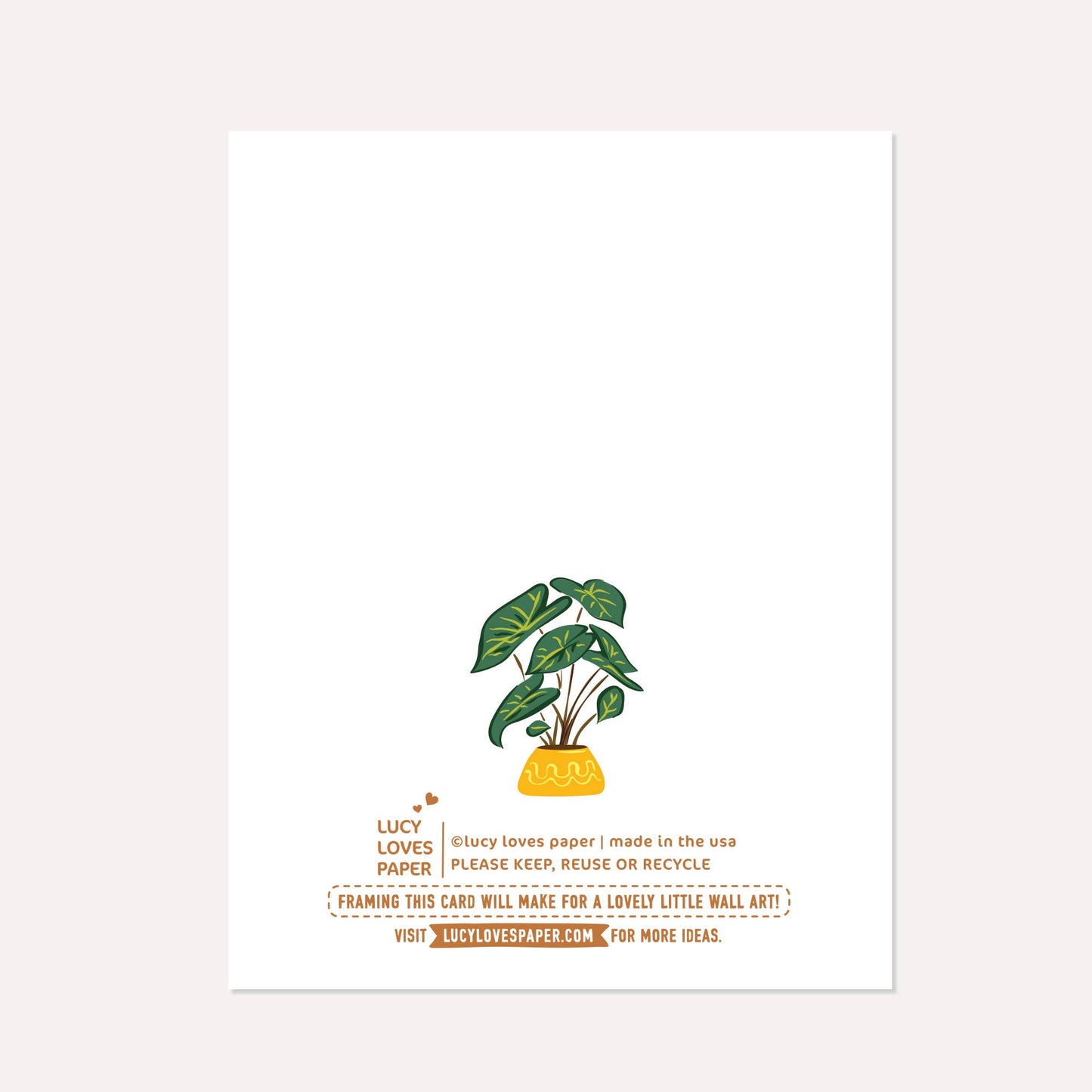 Cat's Bookshelf | Everyday Card for Plants & Book Lovers