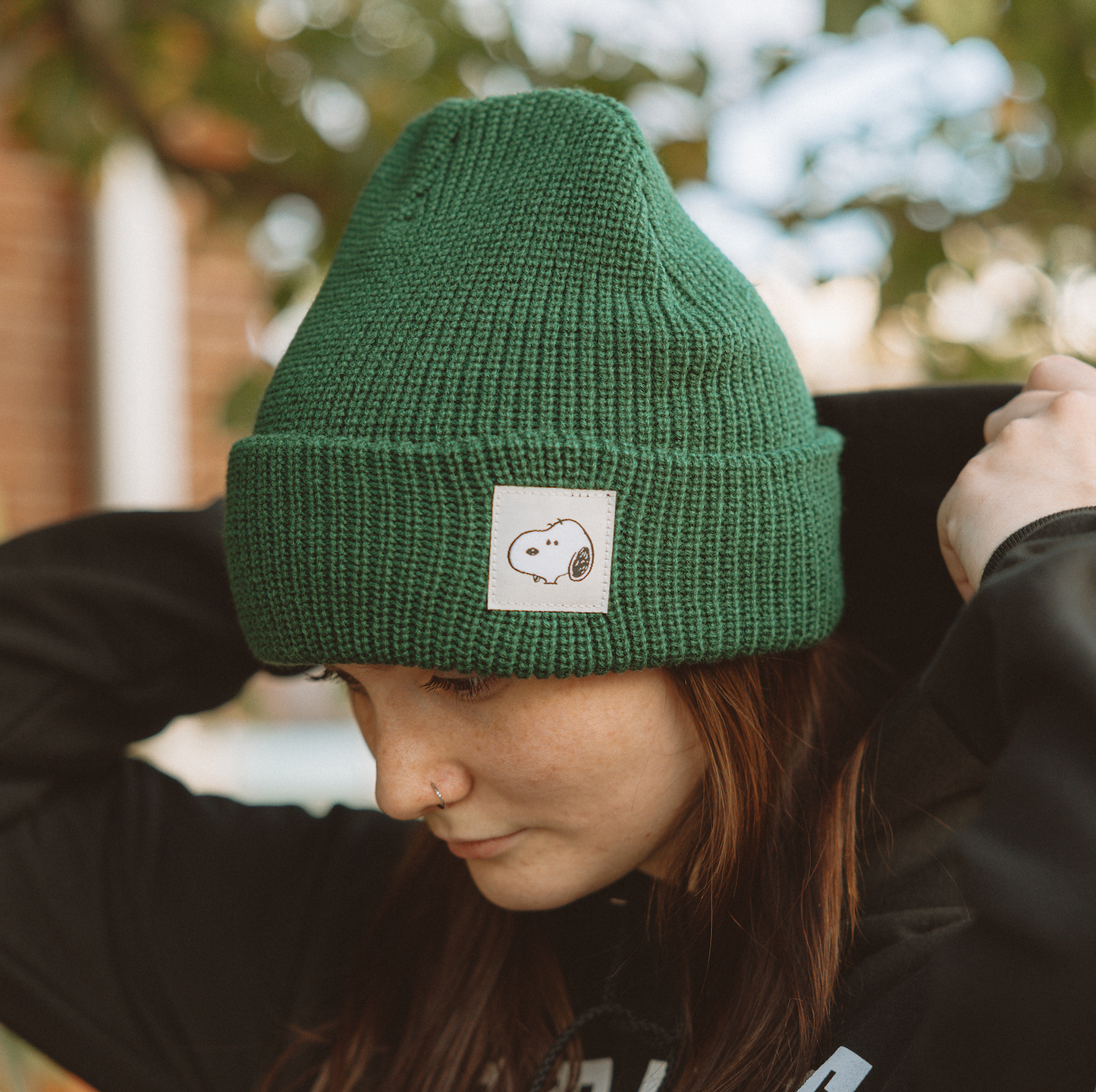 Snoopy Beanie (Forest)