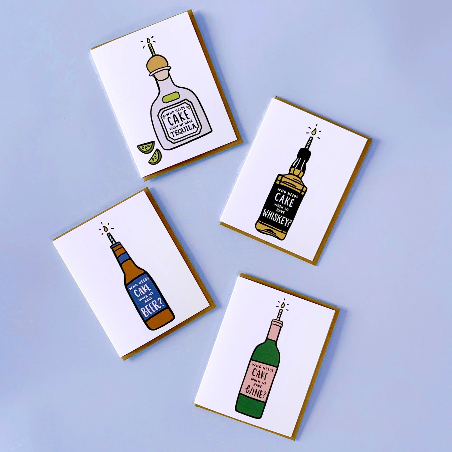 Cake Wine Card