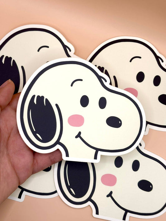 Snoopy Peeker - Vinyl Weatherproof UV Resistant Car Sticker