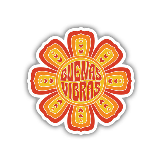 Buenas Vibras Retro Mexican Sticker