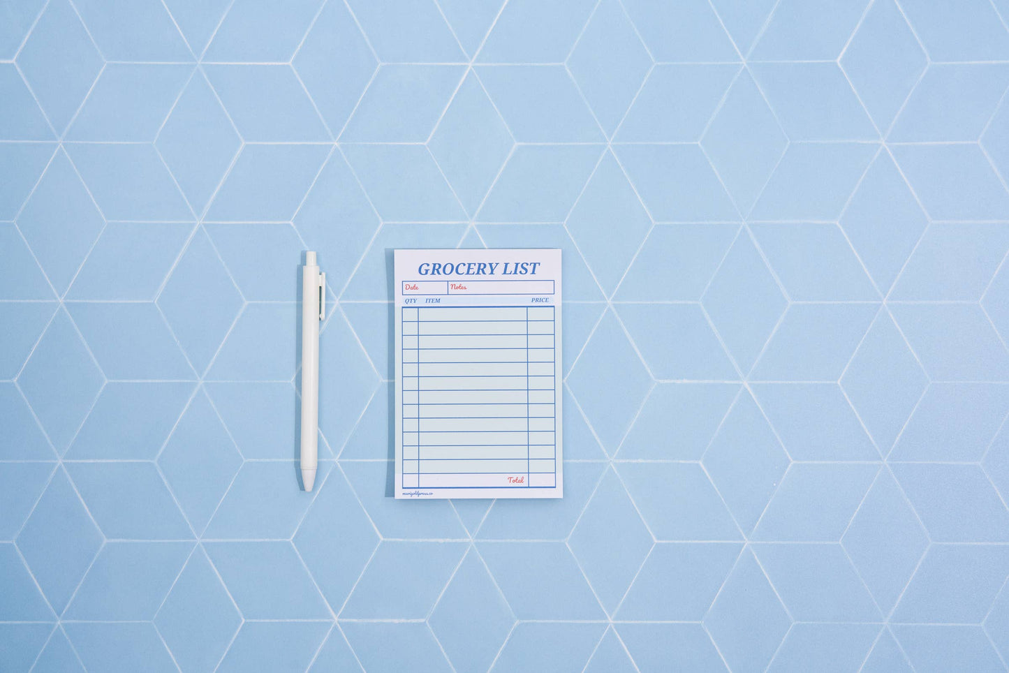 Guest Check Notepad Grocery List