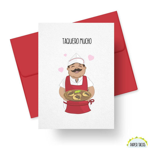 Taquero Mucho Love Card - Love You So Much
