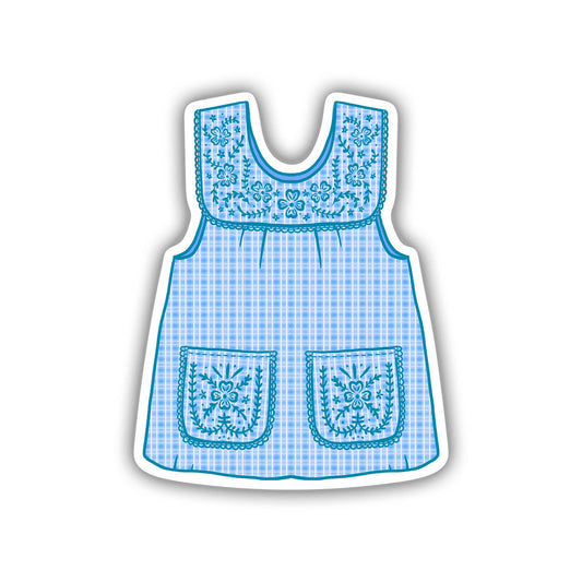 Abuelas Blue Mandil Vinyl Sticker