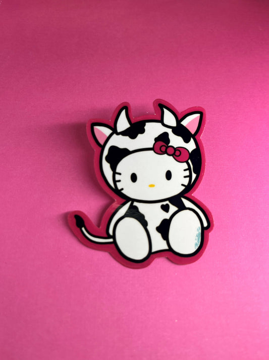 Kitty Cow Sticker