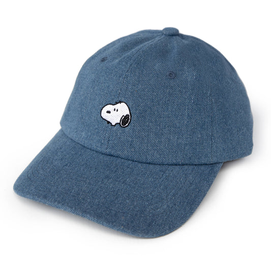 Snoopy Embroidered Dad Hat (Denim)