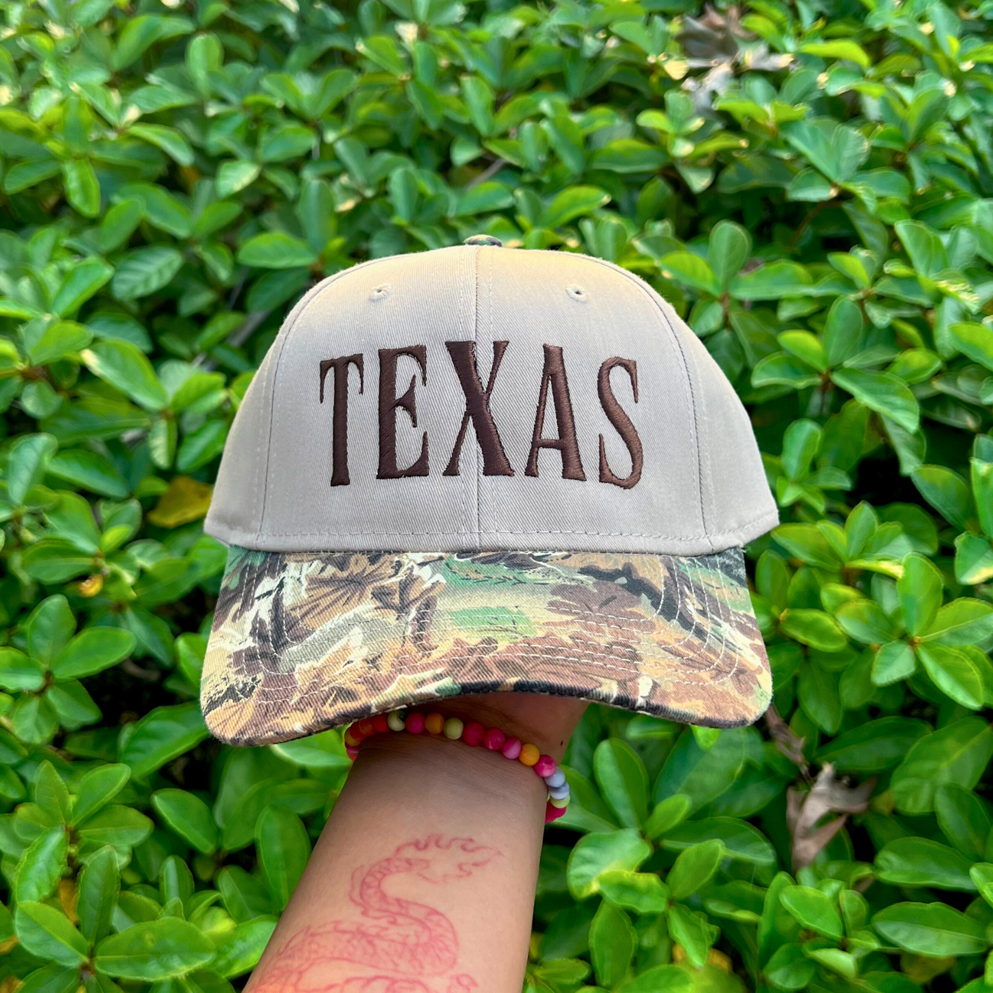 TEXAS Camo Two-Toned Structured Cap