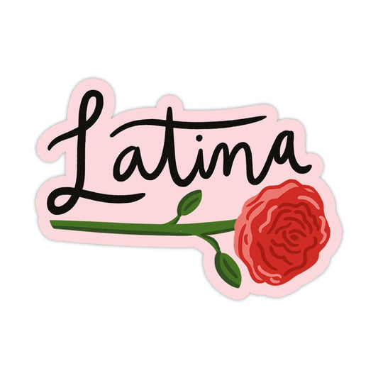 Latina Rose Vinyl Sticker - Spanish Sticker