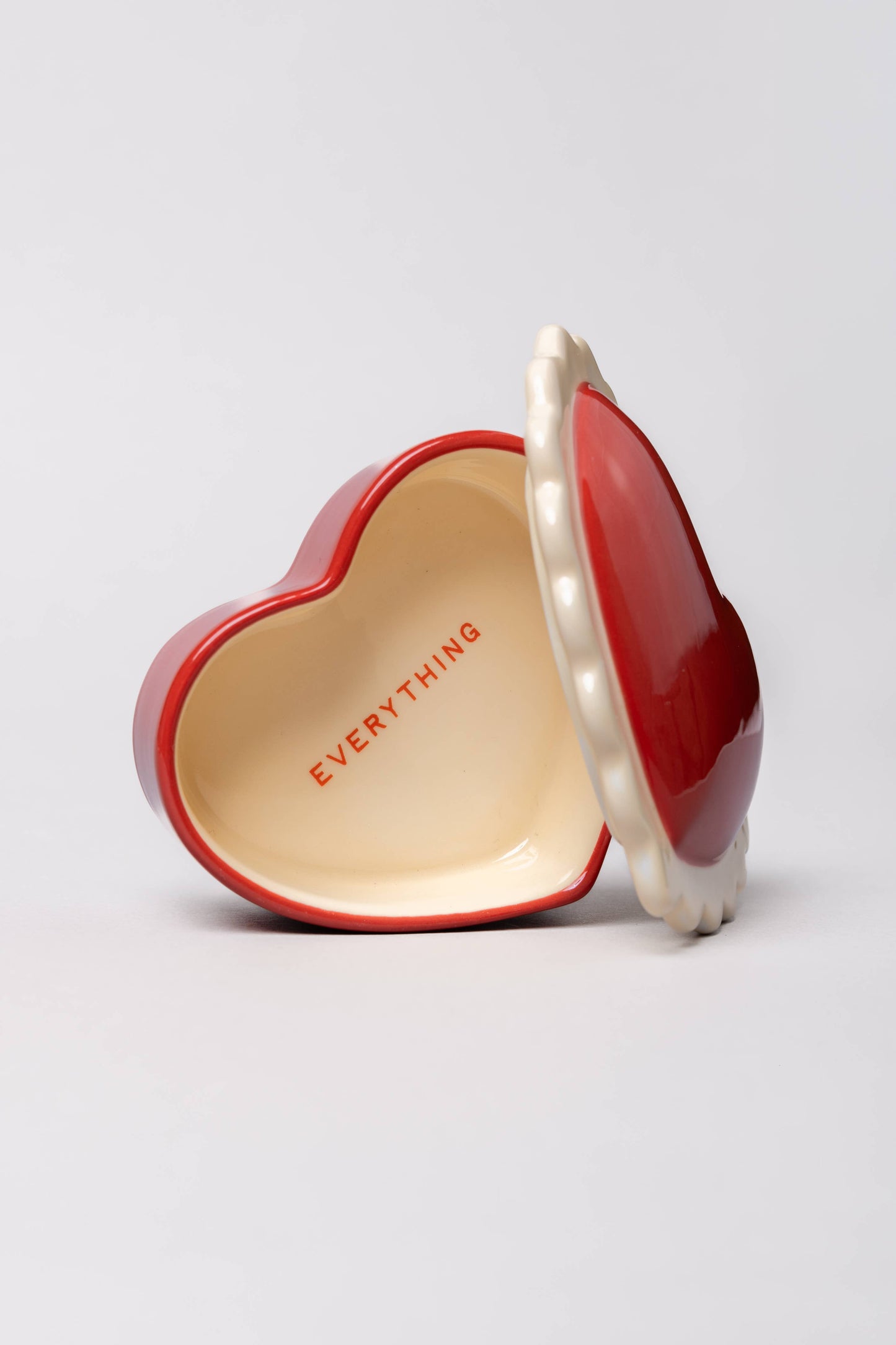 Ceramic Trinket Box, Heart