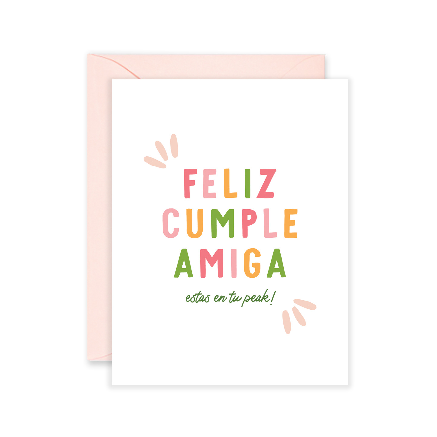 Feliz Cumple Amiga - Spanish Card & Friendship Card