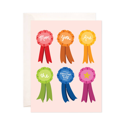 Mom Ribbons Greeting Card - Mother's Day Card