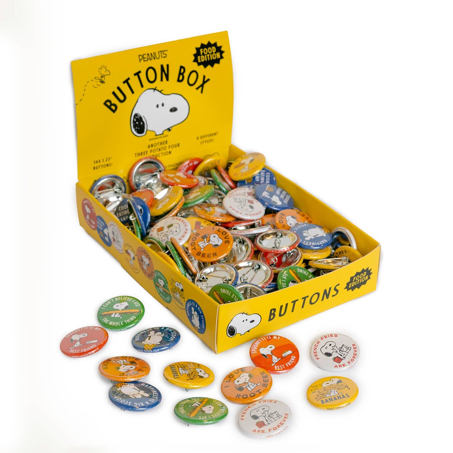 Snoopy Button Box (Food Edition)