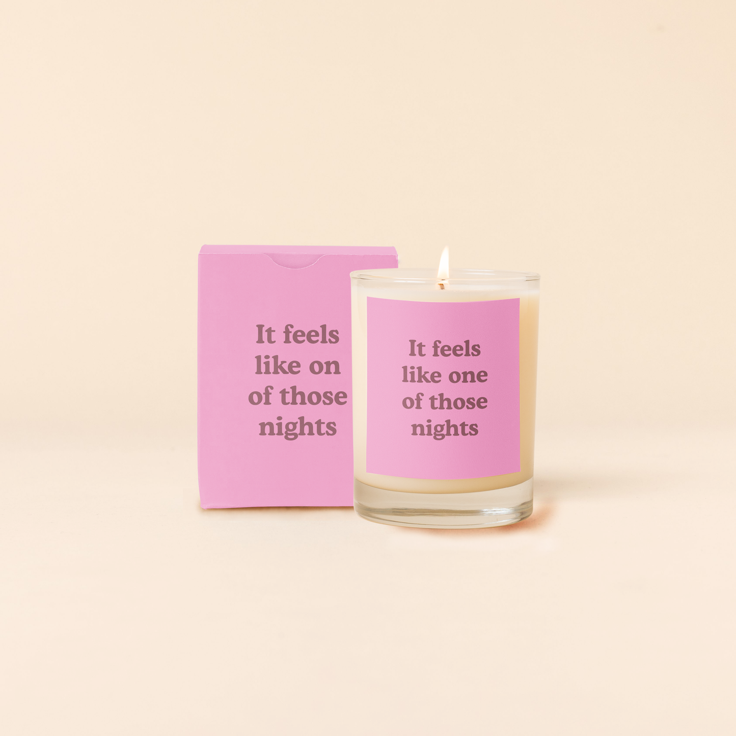 NEW! Candle Rocks Glass - Yippie