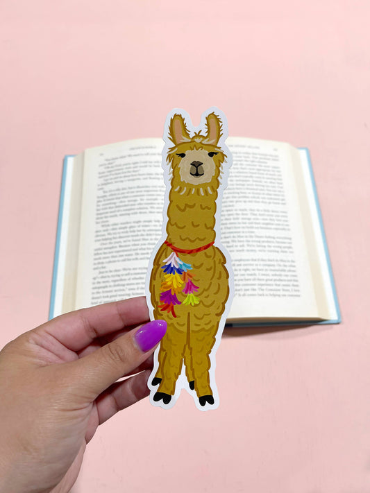 Llama Die Cut Bookmark