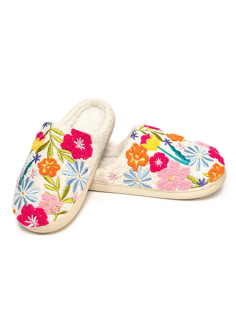 Flowers in Bloom slippers