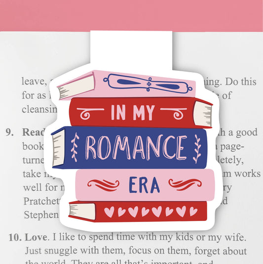 Magnetic Bookmark | My Romance Era Book Pile