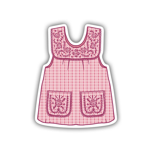 Abuelas Pink Mandil Vinyl Sticker