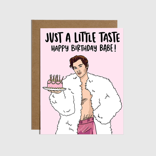 Harry Cake Birthday Card