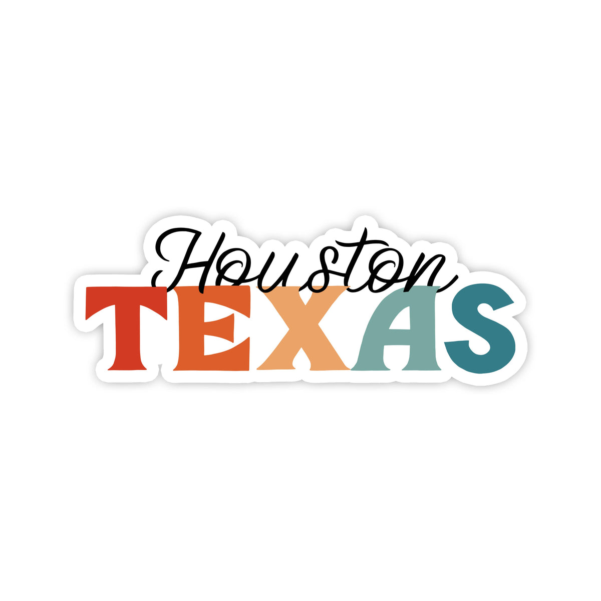 Houston Sticker Texas Sticker Waterproof