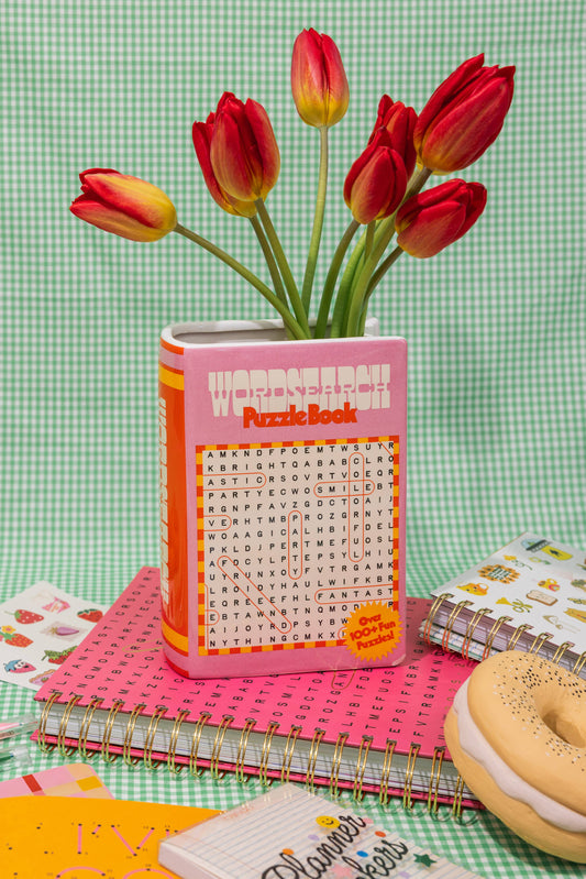 Book Vase, Word Search