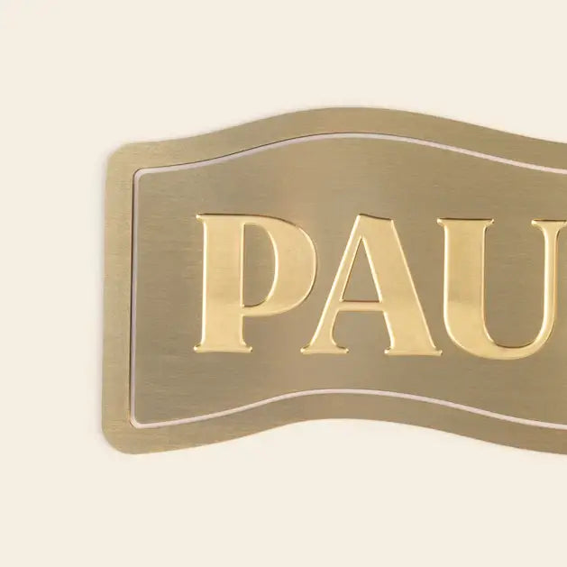 Brass Bookmark - Pause